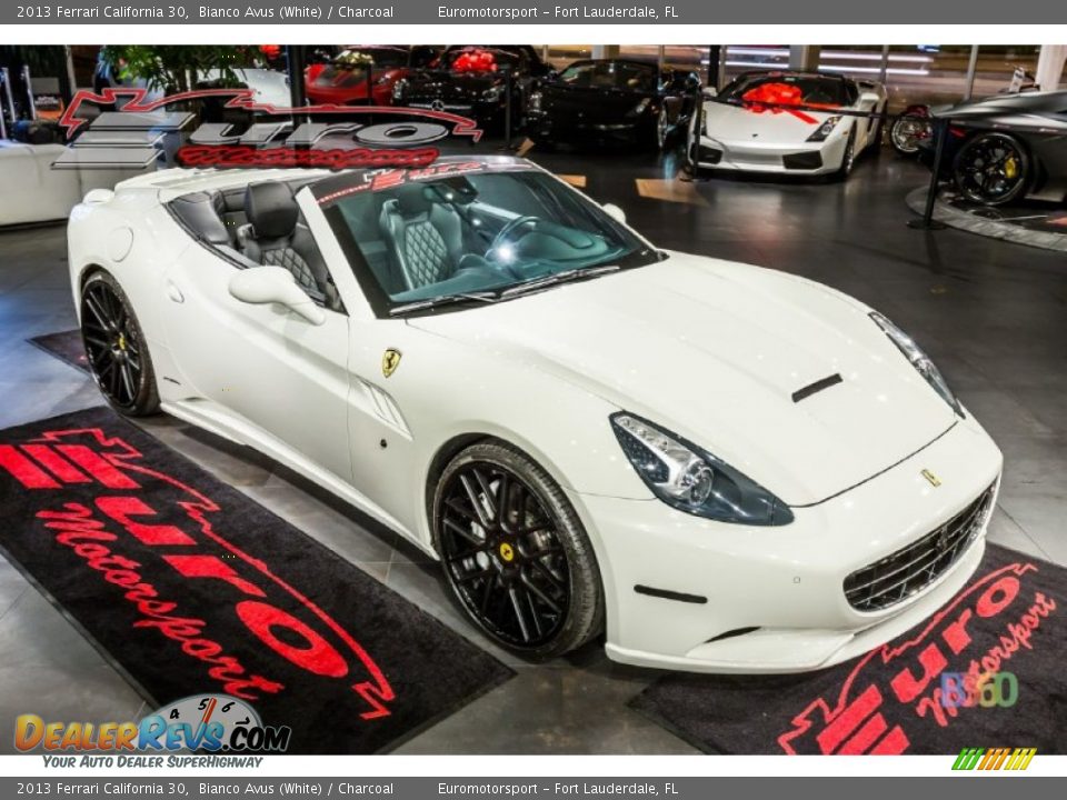 2013 Ferrari California 30 Bianco Avus (White) / Charcoal Photo #22
