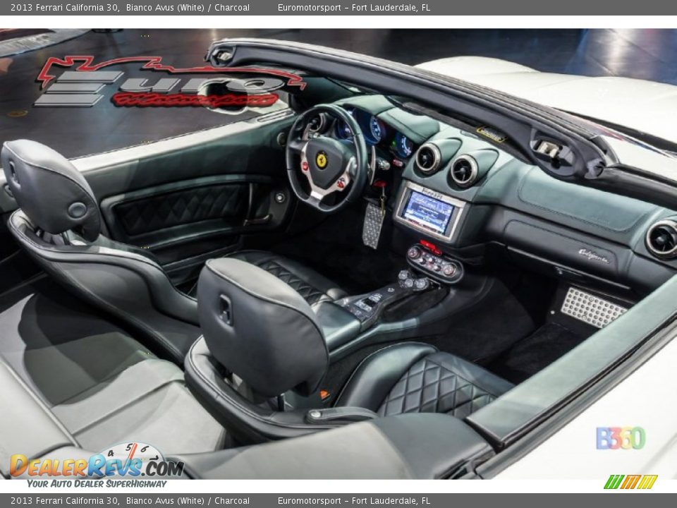2013 Ferrari California 30 Bianco Avus (White) / Charcoal Photo #24