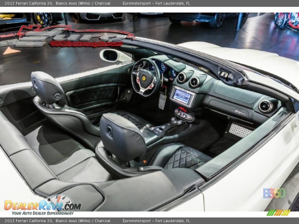 2013 Ferrari California 30 Bianco Avus (White) / Charcoal Photo #25