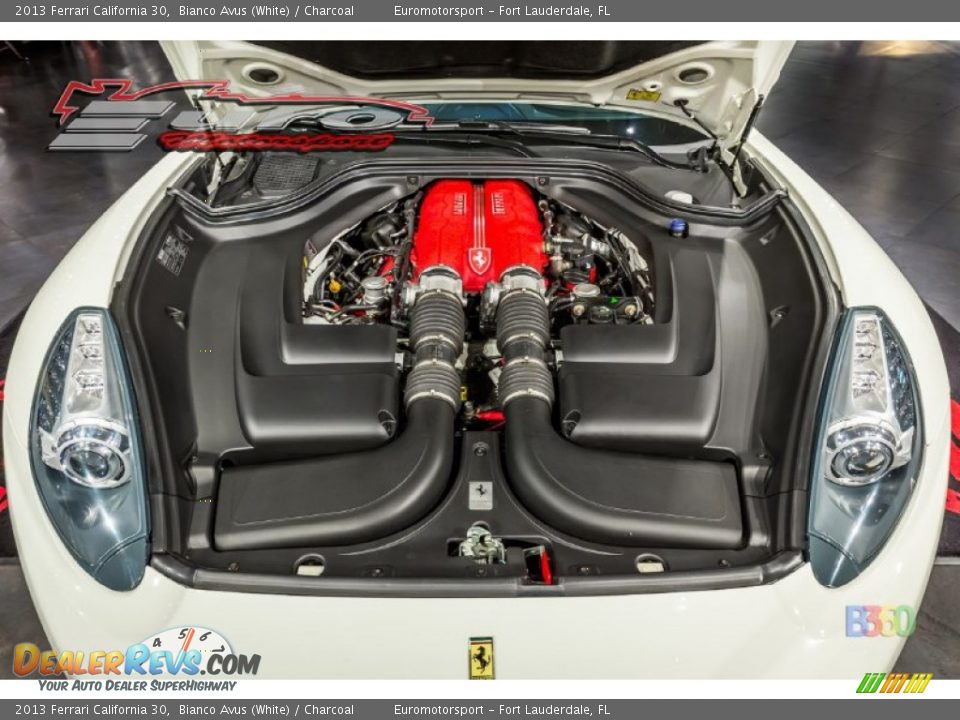 2013 Ferrari California 30 Bianco Avus (White) / Charcoal Photo #28