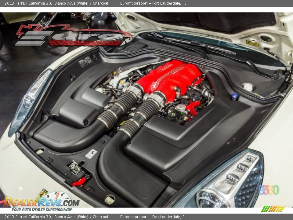 2013 Ferrari California 30 Bianco Avus (White) / Charcoal Photo #29