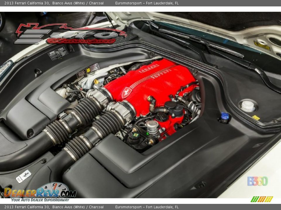 2013 Ferrari California 30 Bianco Avus (White) / Charcoal Photo #30