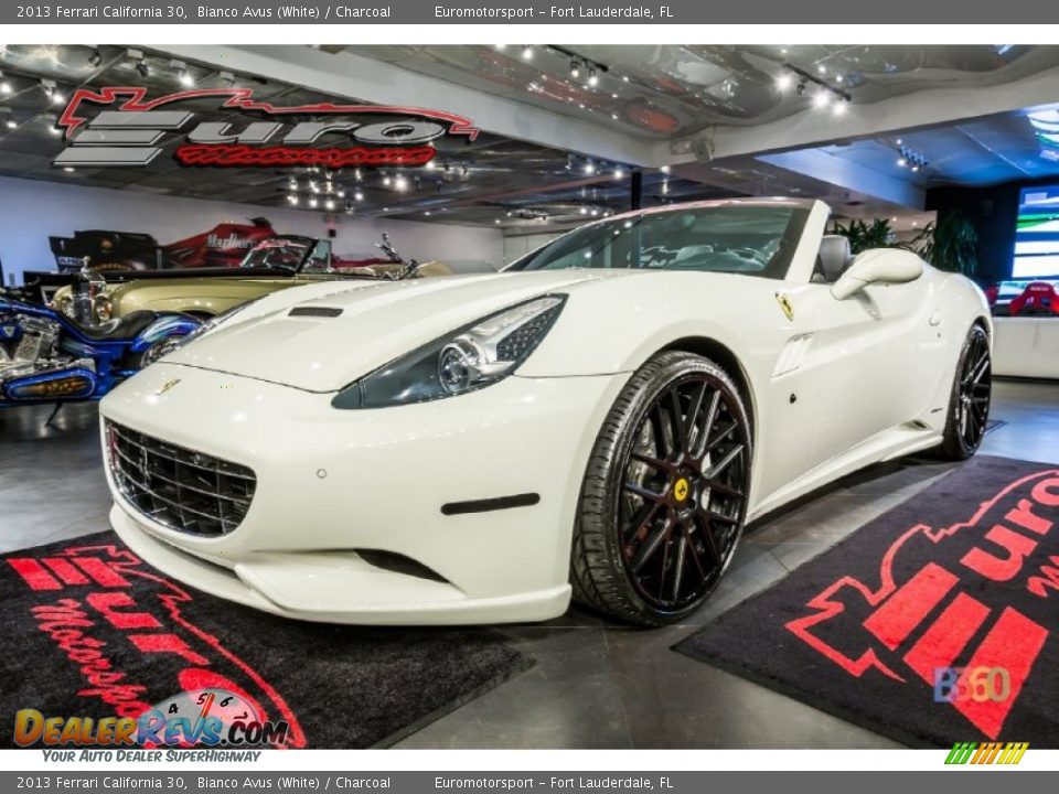 2013 Ferrari California 30 Bianco Avus (White) / Charcoal Photo #33