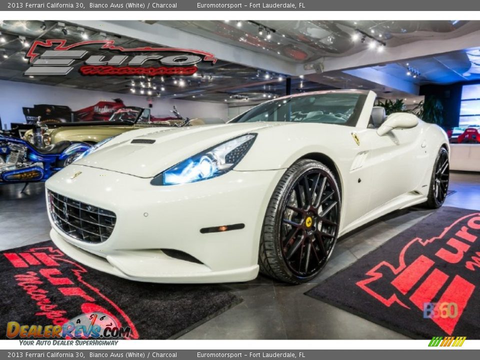 2013 Ferrari California 30 Bianco Avus (White) / Charcoal Photo #34