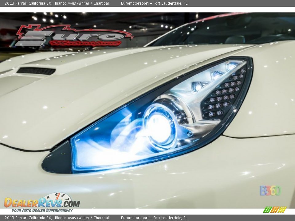 2013 Ferrari California 30 Bianco Avus (White) / Charcoal Photo #35