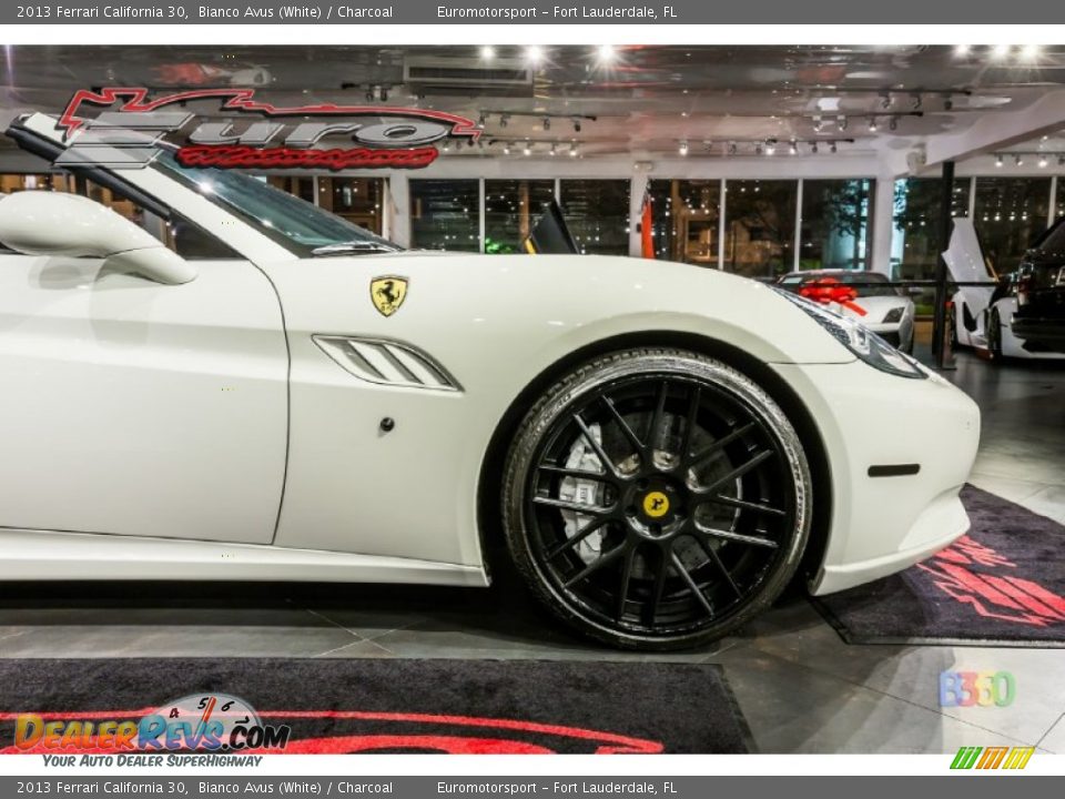 2013 Ferrari California 30 Bianco Avus (White) / Charcoal Photo #37