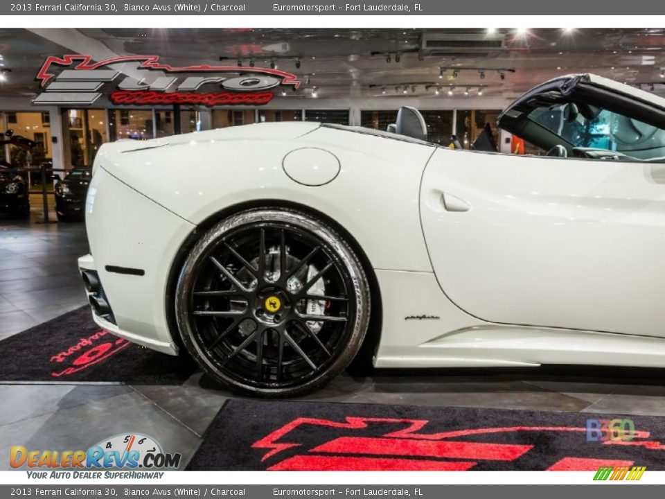 2013 Ferrari California 30 Bianco Avus (White) / Charcoal Photo #38