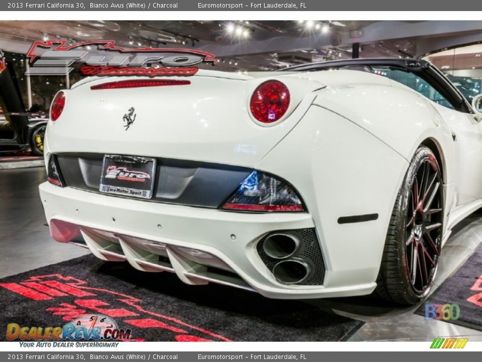 2013 Ferrari California 30 Bianco Avus (White) / Charcoal Photo #39