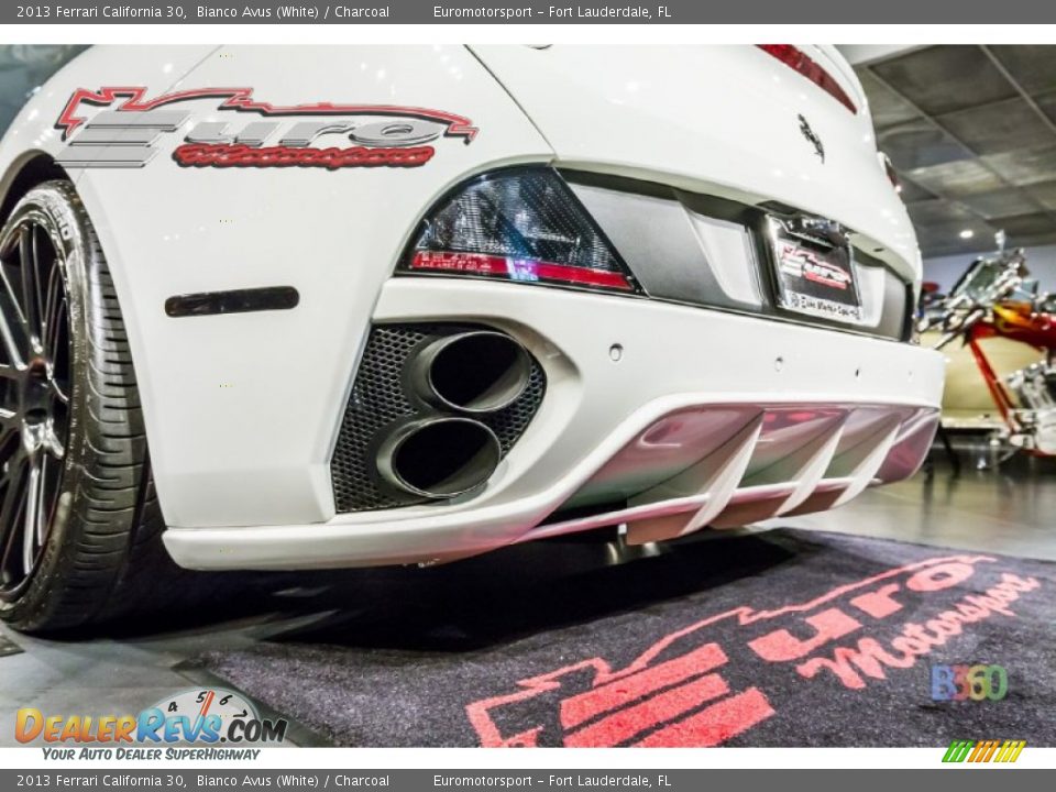 2013 Ferrari California 30 Bianco Avus (White) / Charcoal Photo #41