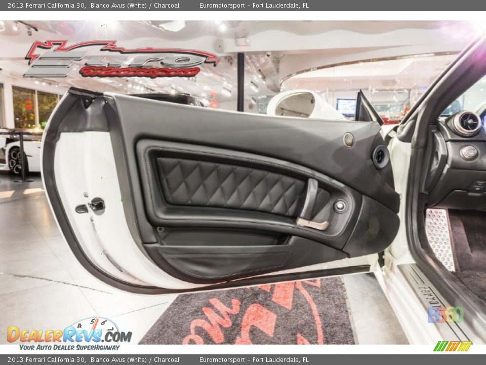 2013 Ferrari California 30 Bianco Avus (White) / Charcoal Photo #48