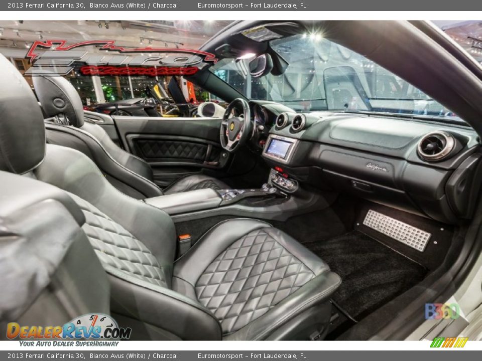 2013 Ferrari California 30 Bianco Avus (White) / Charcoal Photo #53