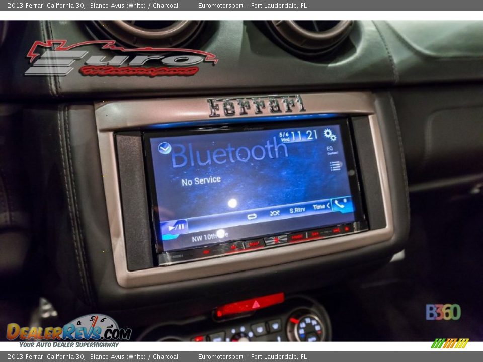 2013 Ferrari California 30 Bianco Avus (White) / Charcoal Photo #55