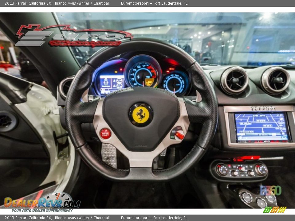 2013 Ferrari California 30 Bianco Avus (White) / Charcoal Photo #61
