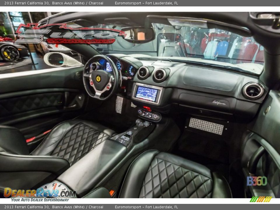 2013 Ferrari California 30 Bianco Avus (White) / Charcoal Photo #63