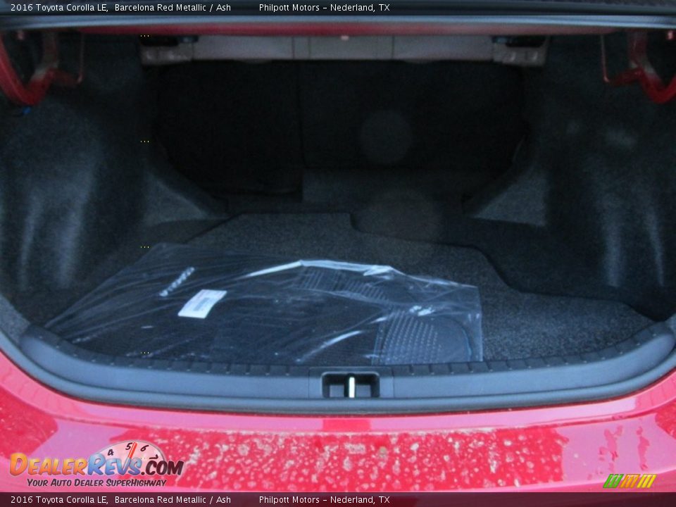 2016 Toyota Corolla LE Barcelona Red Metallic / Ash Photo #15