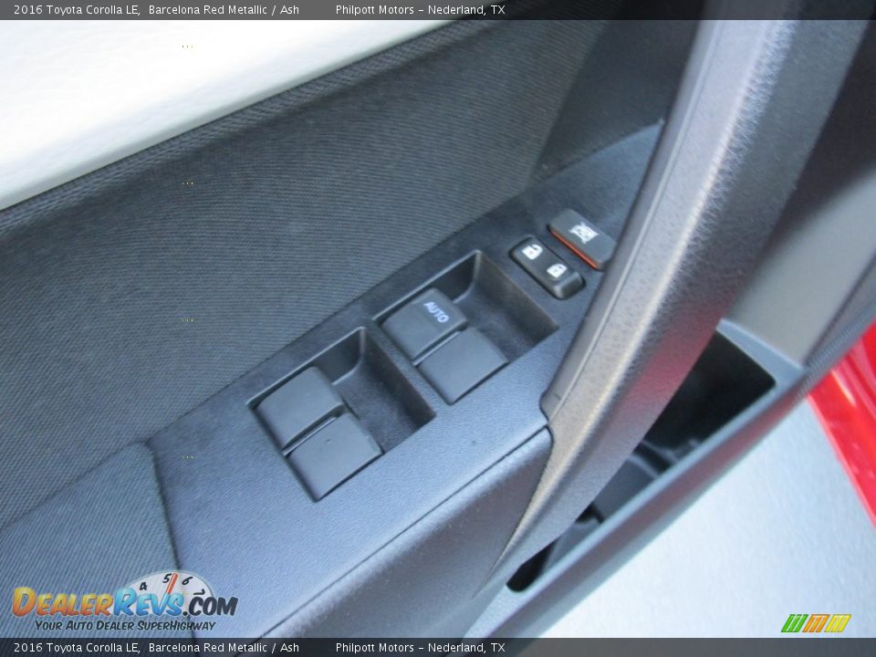 2016 Toyota Corolla LE Barcelona Red Metallic / Ash Photo #20
