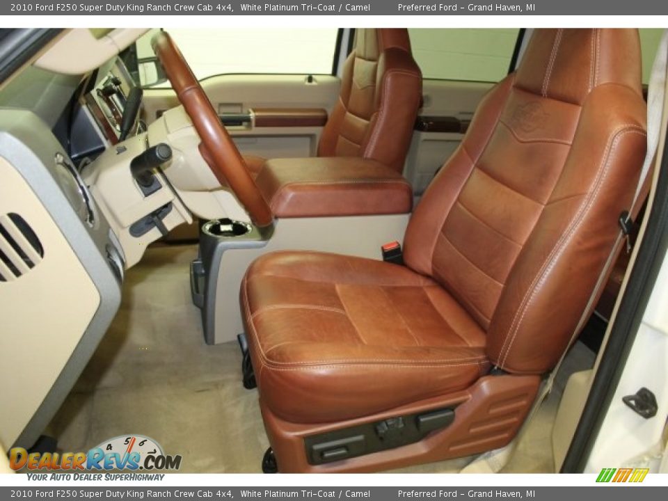 Front Seat of 2010 Ford F250 Super Duty King Ranch Crew Cab 4x4 Photo #14
