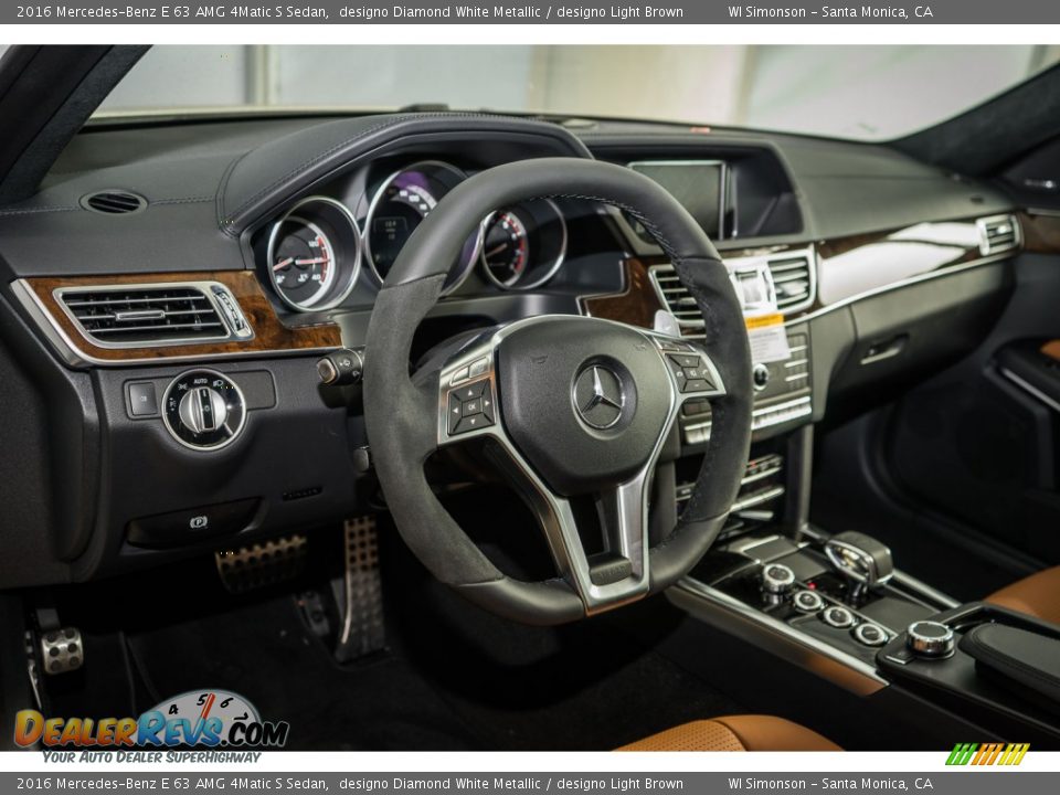 designo Light Brown Interior - 2016 Mercedes-Benz E 63 AMG 4Matic S Sedan Photo #5