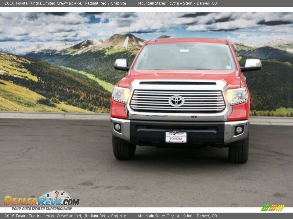 2016 Toyota Tundra Limited CrewMax 4x4 Radiant Red / Graphite Photo #2