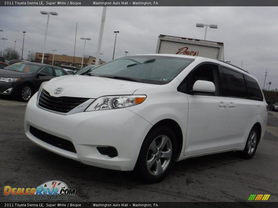 2011 Toyota Sienna LE Super White / Bisque Photo #5