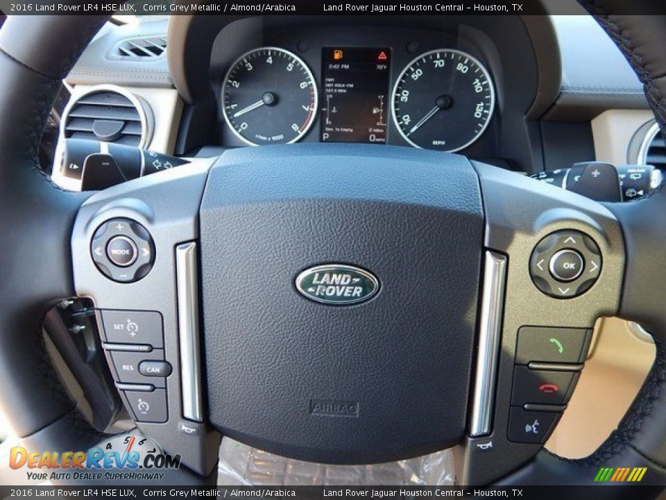 2016 Land Rover LR4 HSE LUX Corris Grey Metallic / Almond/Arabica Photo #21
