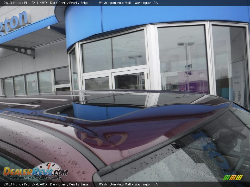 2013 Honda Pilot EX-L 4WD Dark Cherry Pearl / Beige Photo #3