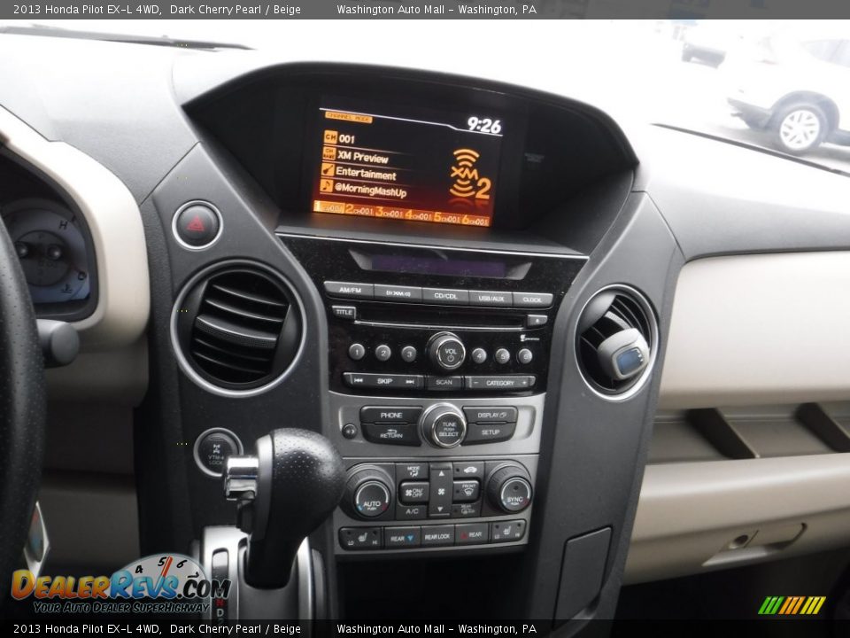 2013 Honda Pilot EX-L 4WD Dark Cherry Pearl / Beige Photo #13