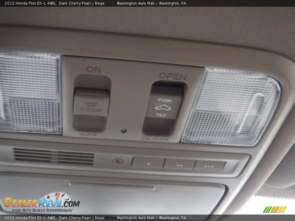 2013 Honda Pilot EX-L 4WD Dark Cherry Pearl / Beige Photo #18