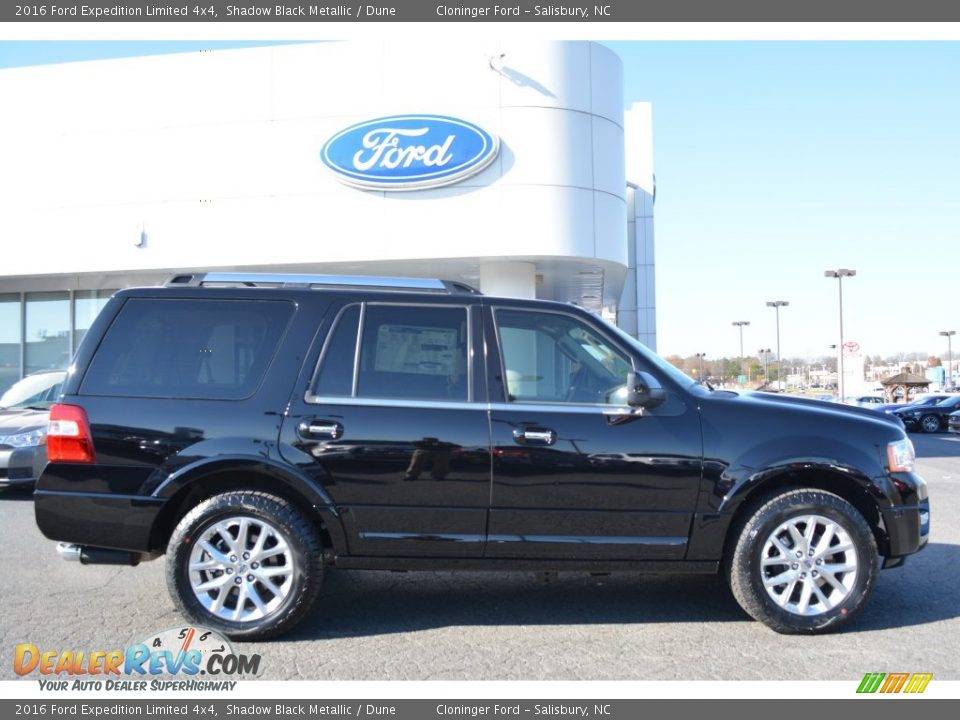 2016 Ford Expedition Limited 4x4 Shadow Black Metallic / Dune Photo #2