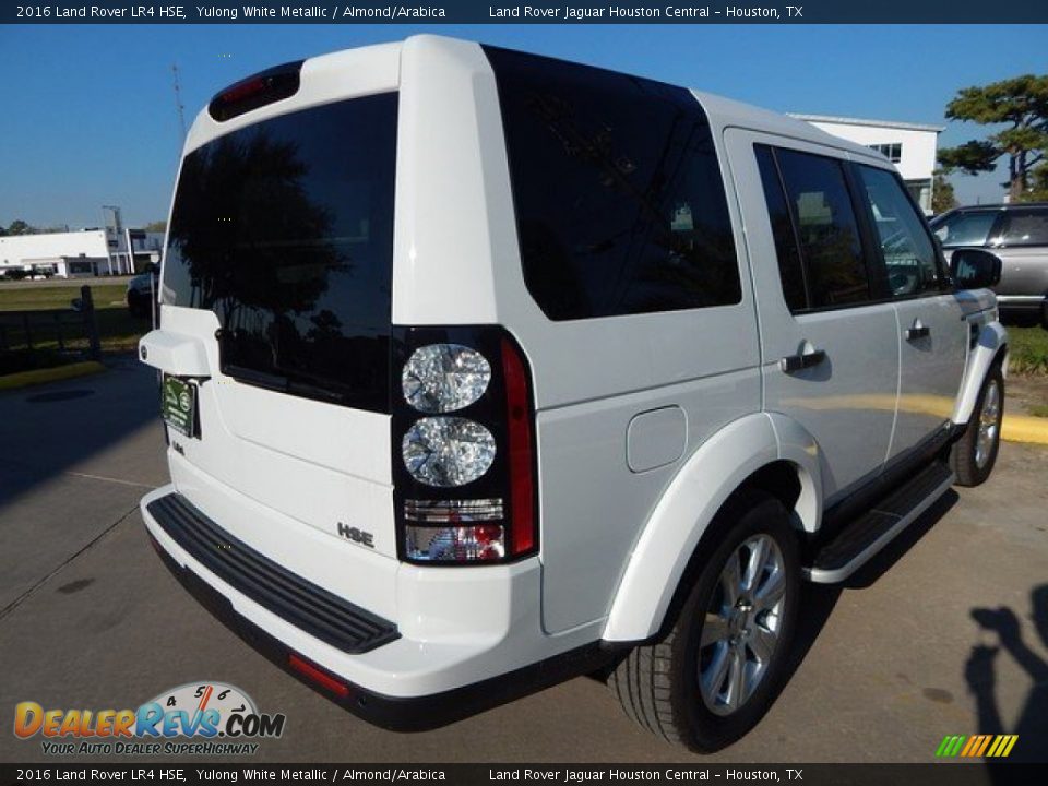 2016 Land Rover LR4 HSE Yulong White Metallic / Almond/Arabica Photo #7