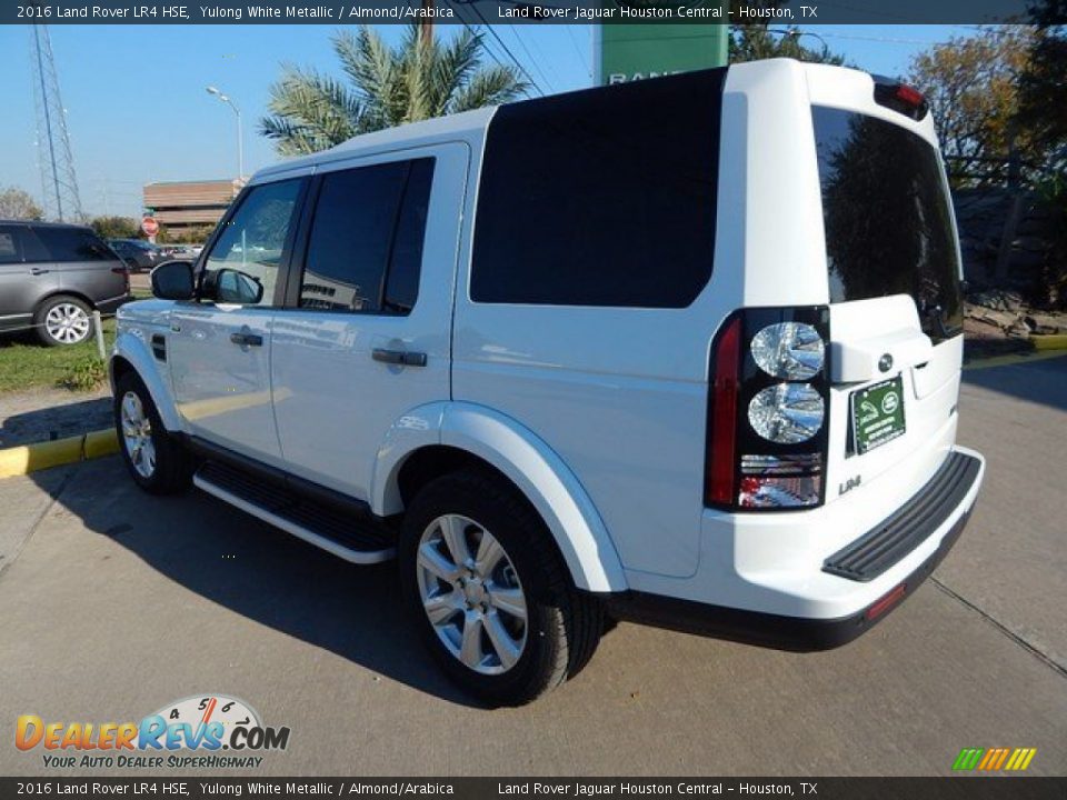2016 Land Rover LR4 HSE Yulong White Metallic / Almond/Arabica Photo #9