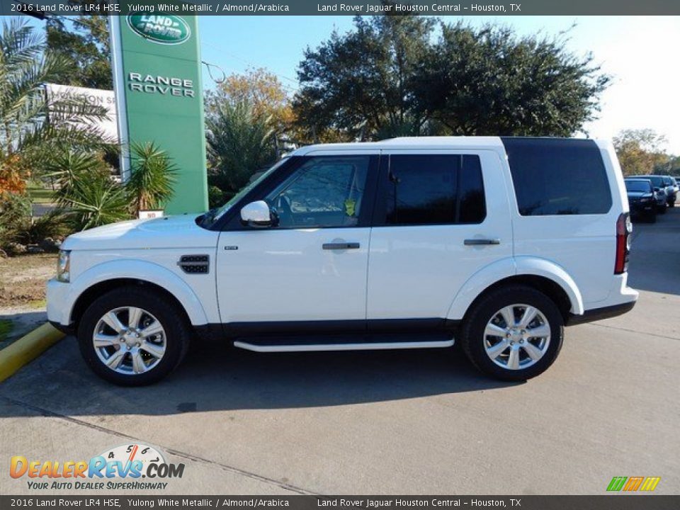 2016 Land Rover LR4 HSE Yulong White Metallic / Almond/Arabica Photo #10