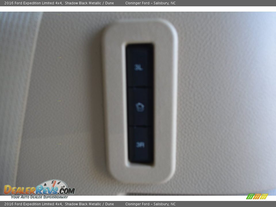 2016 Ford Expedition Limited 4x4 Shadow Black Metallic / Dune Photo #14