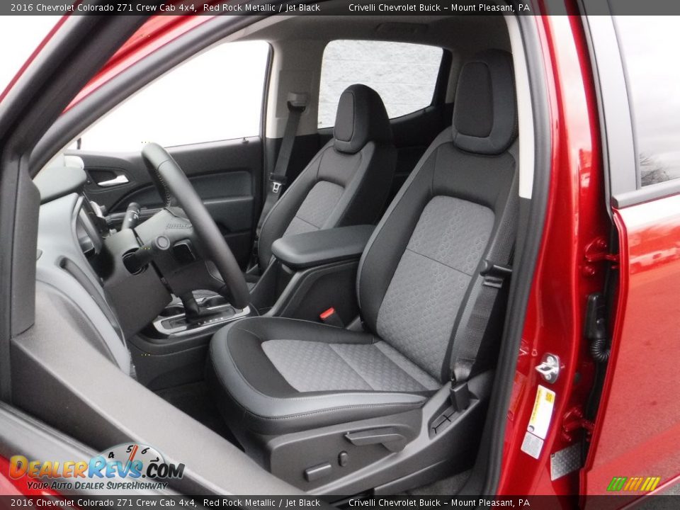 2016 Chevrolet Colorado Z71 Crew Cab 4x4 Red Rock Metallic / Jet Black Photo #12