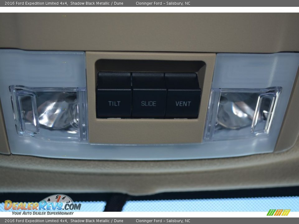 2016 Ford Expedition Limited 4x4 Shadow Black Metallic / Dune Photo #27