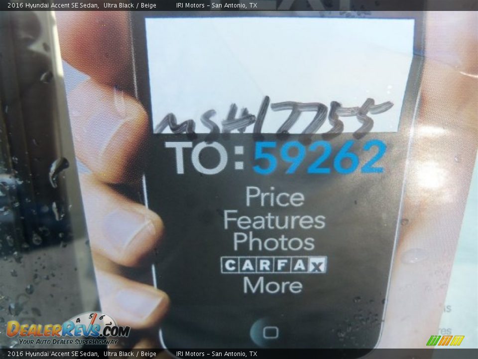 Dealer Info of 2016 Hyundai Accent SE Sedan Photo #4