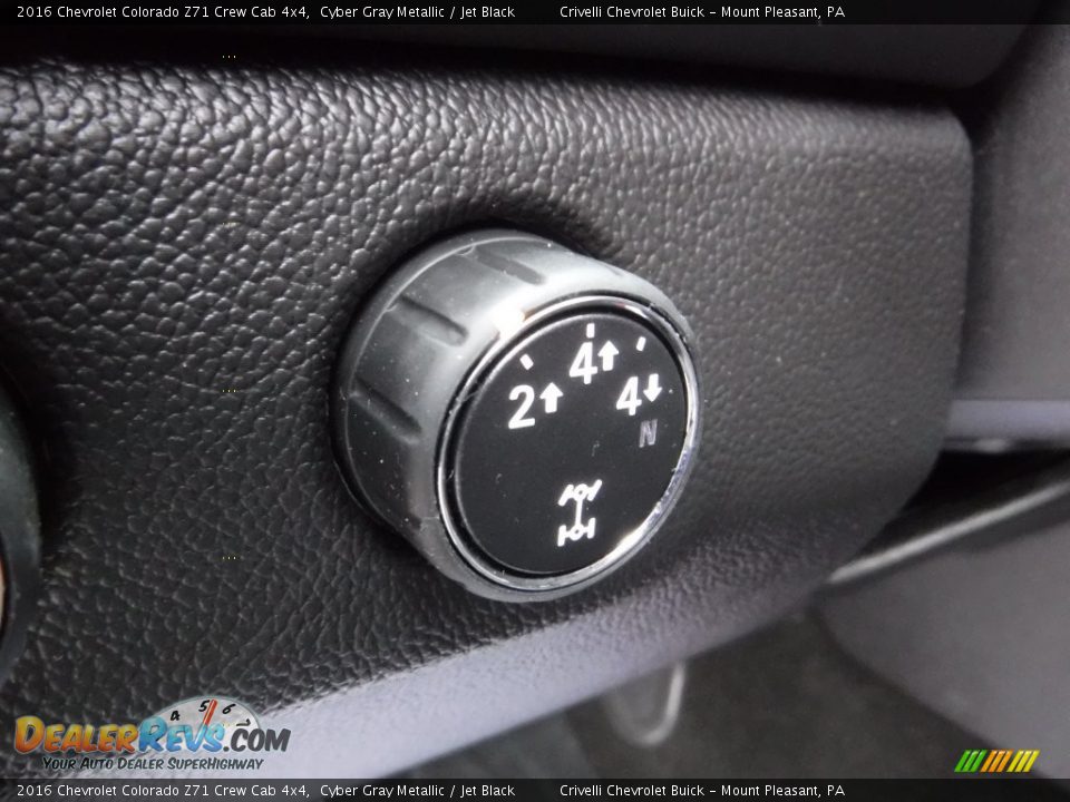 2016 Chevrolet Colorado Z71 Crew Cab 4x4 Cyber Gray Metallic / Jet Black Photo #11