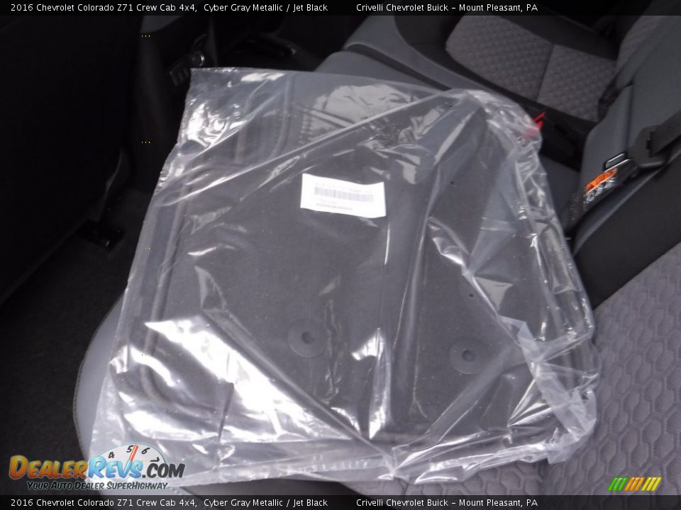 2016 Chevrolet Colorado Z71 Crew Cab 4x4 Cyber Gray Metallic / Jet Black Photo #23
