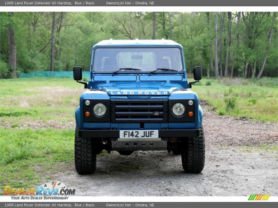 1988 Land Rover Defender 90 Hardtop Blue / Black Photo #3