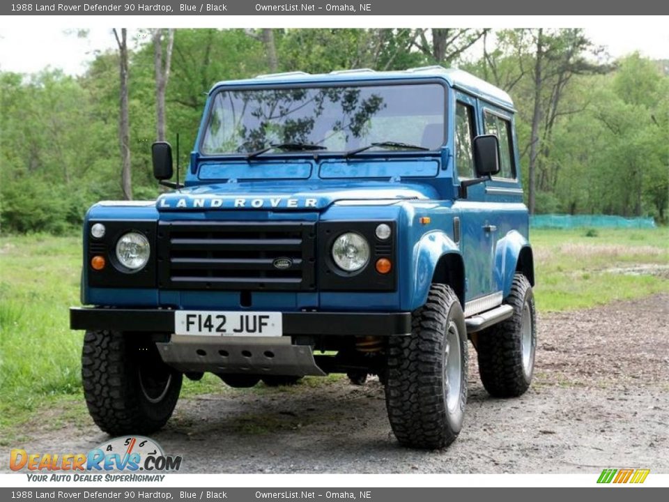 1988 Land Rover Defender 90 Hardtop Blue / Black Photo #29