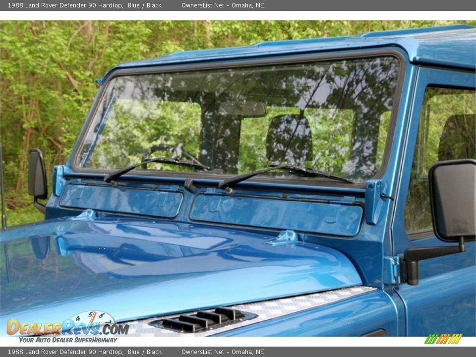 1988 Land Rover Defender 90 Hardtop Blue / Black Photo #34