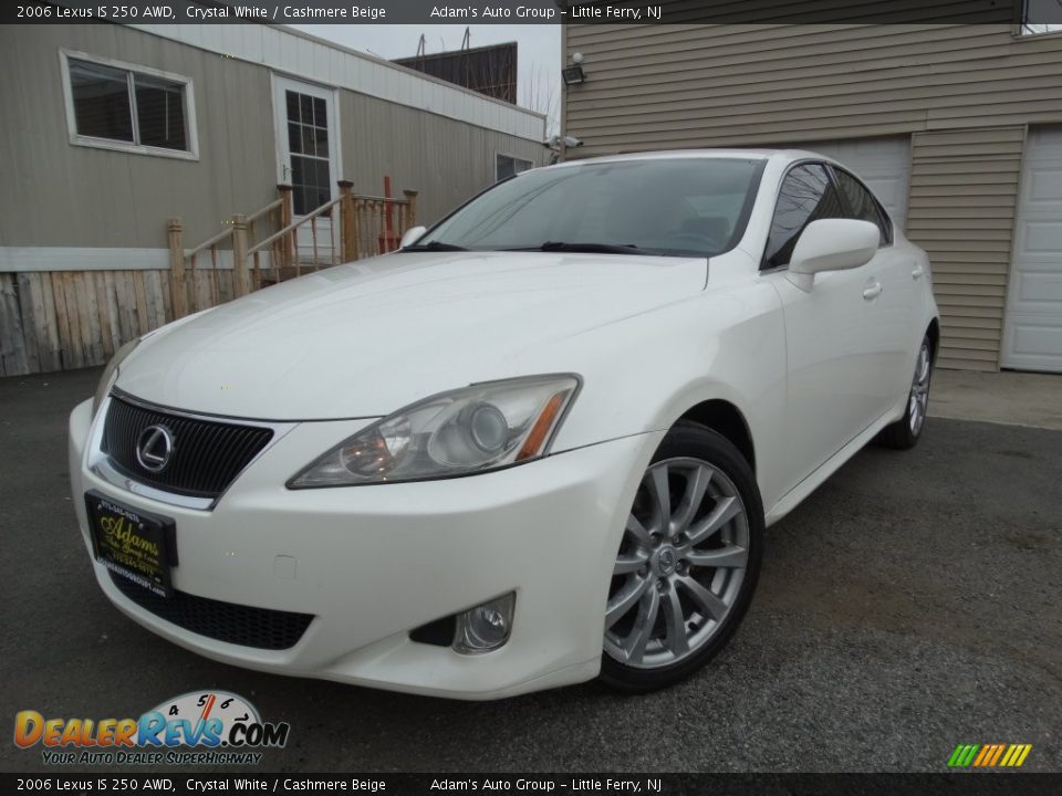 2006 Lexus IS 250 AWD Crystal White / Cashmere Beige Photo #1