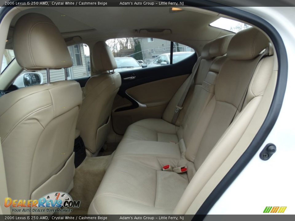 2006 Lexus IS 250 AWD Crystal White / Cashmere Beige Photo #13