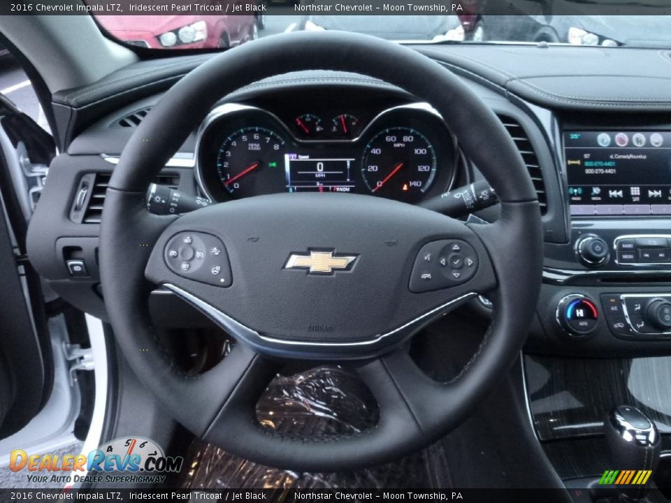 2016 Chevrolet Impala LTZ Iridescent Pearl Tricoat / Jet Black Photo #17