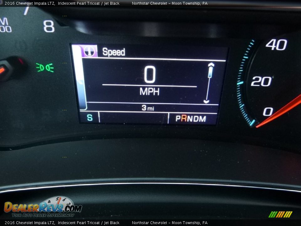 2016 Chevrolet Impala LTZ Iridescent Pearl Tricoat / Jet Black Photo #20
