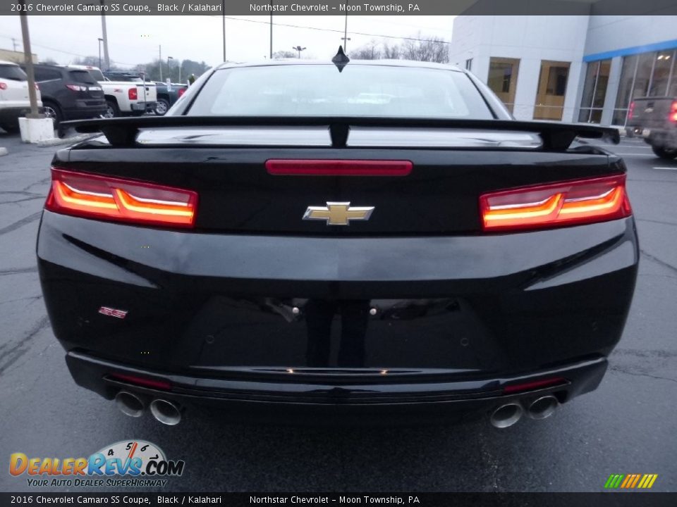 2016 Chevrolet Camaro SS Coupe Black / Kalahari Photo #6