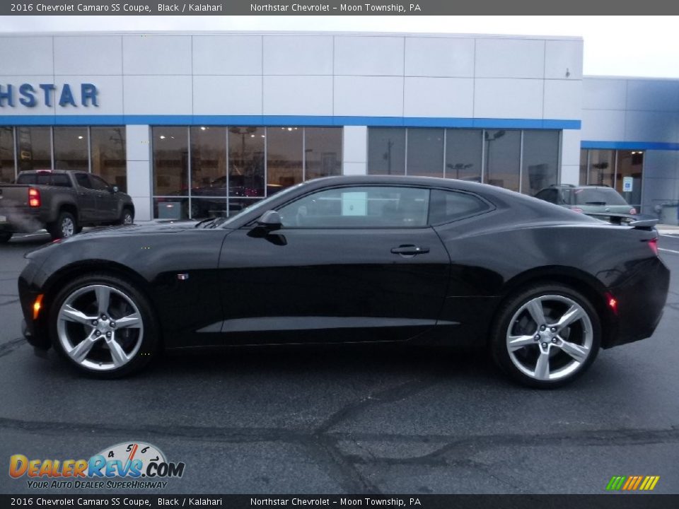 2016 Chevrolet Camaro SS Coupe Black / Kalahari Photo #8