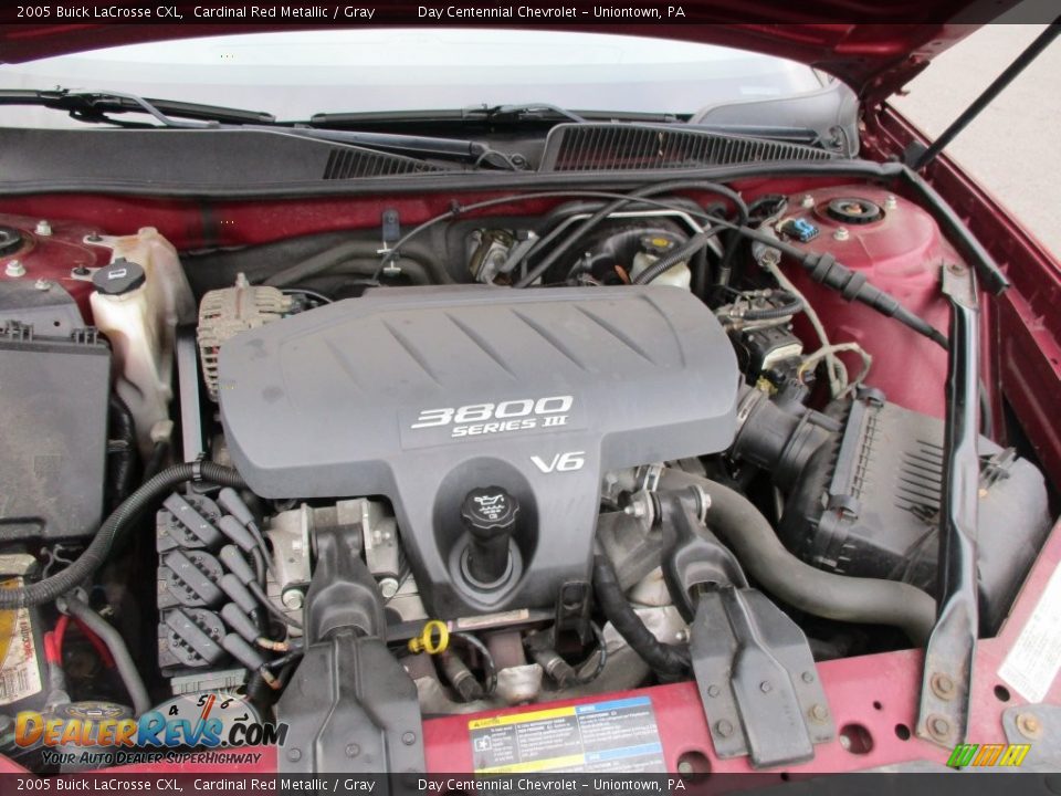 2005 Buick LaCrosse CXL Cardinal Red Metallic / Gray Photo #17