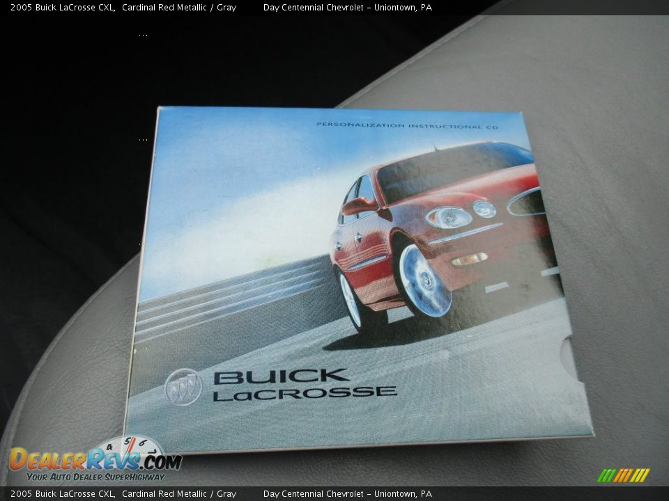 2005 Buick LaCrosse CXL Cardinal Red Metallic / Gray Photo #36