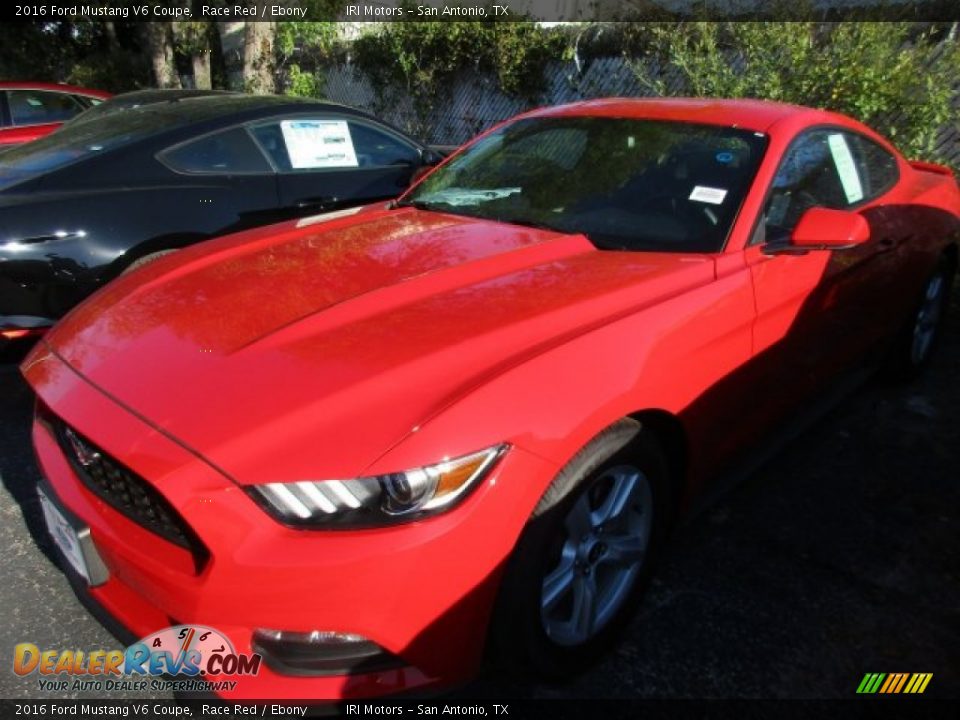2016 Ford Mustang V6 Coupe Race Red / Ebony Photo #2